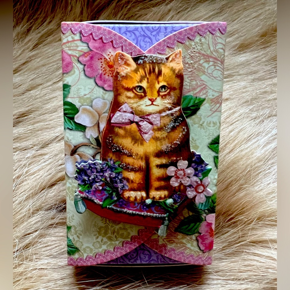 New!  Punch Studio Kitty Cat Boxed Soap